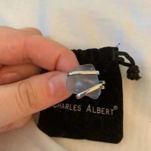 Sterling Silver Sea Glass Ring